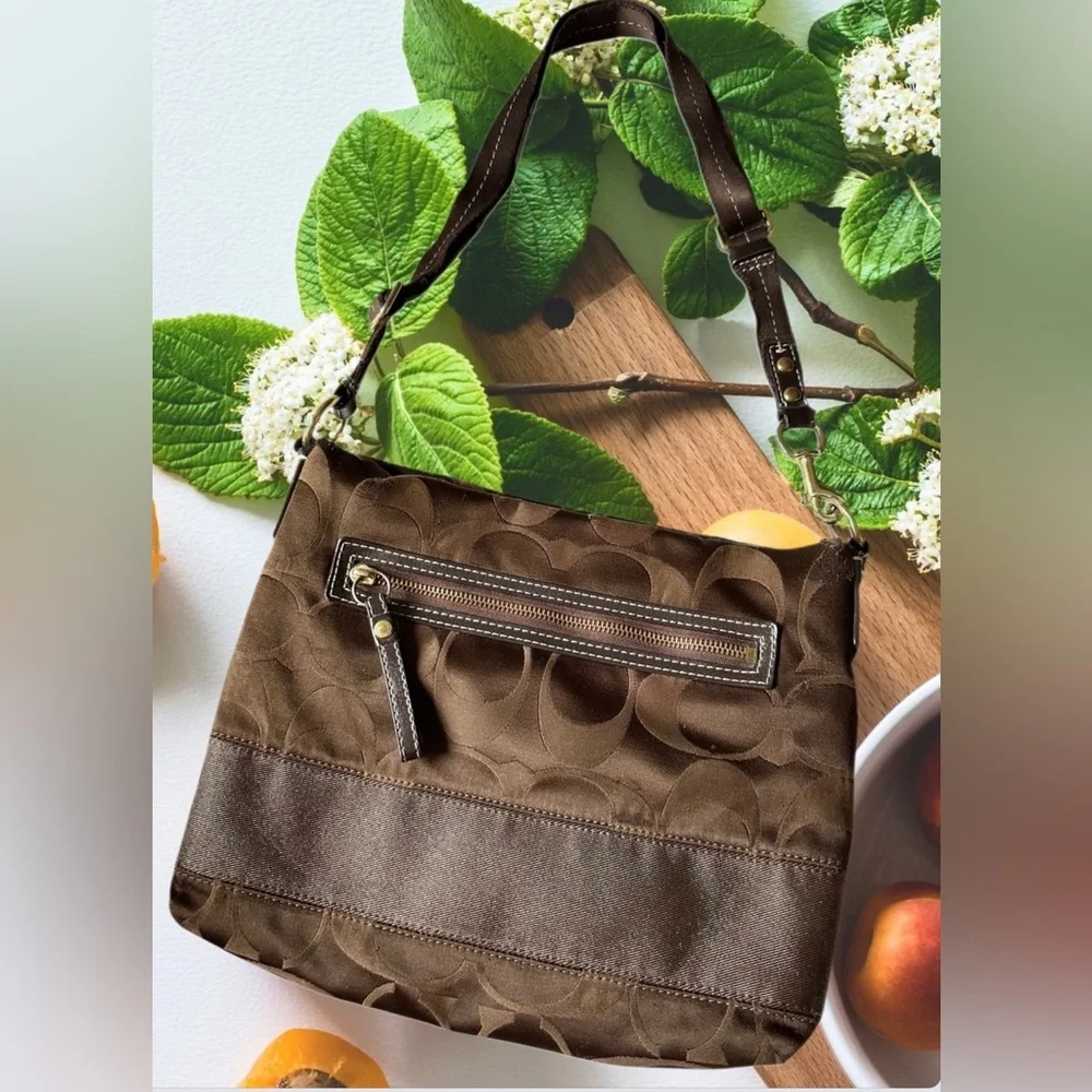 Coach Brown Signature C Crossbody Bag - No. H1175-F18038